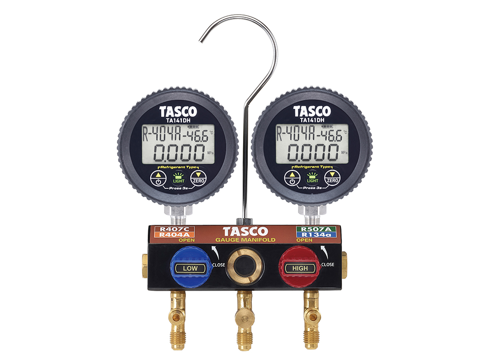 タスコ ゲージマニホールド TASCO 真空ゲージ - 冷暖房器具、空調家電