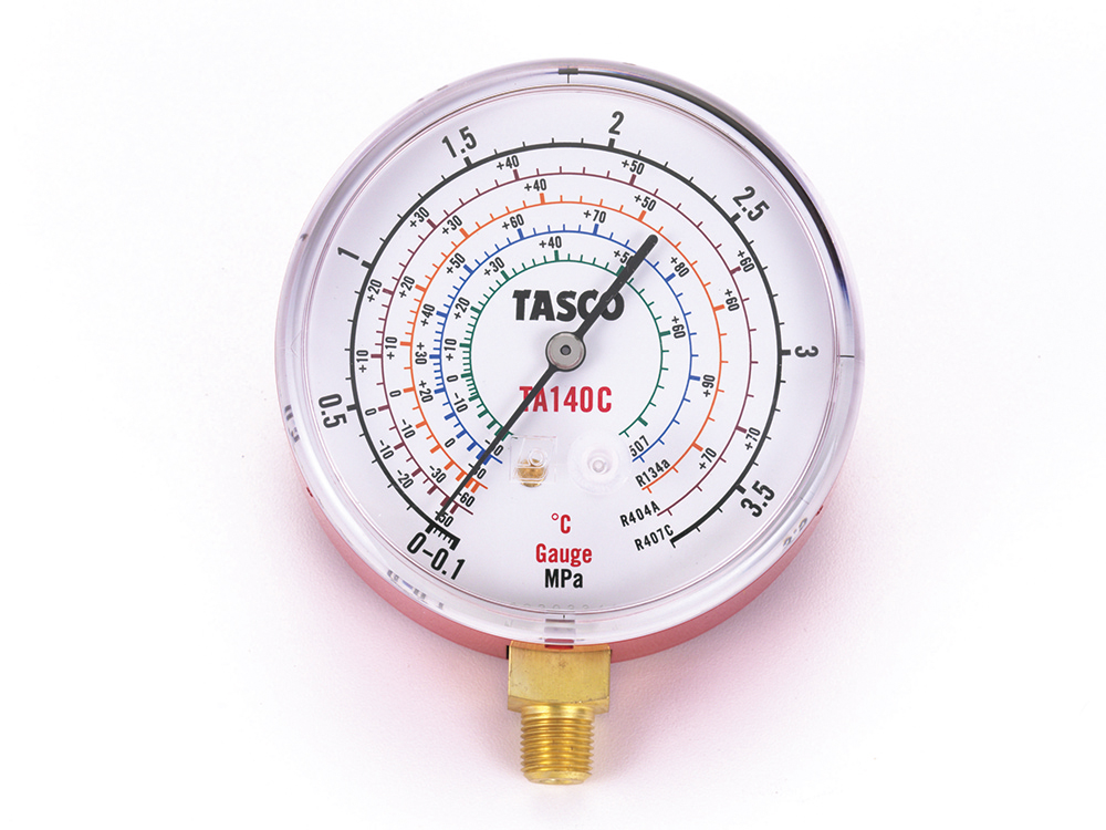 イチネンTASCO マニホールドキット デジタルシングル R410A R32 ボールバルブ式 TA123DG-1 - 3