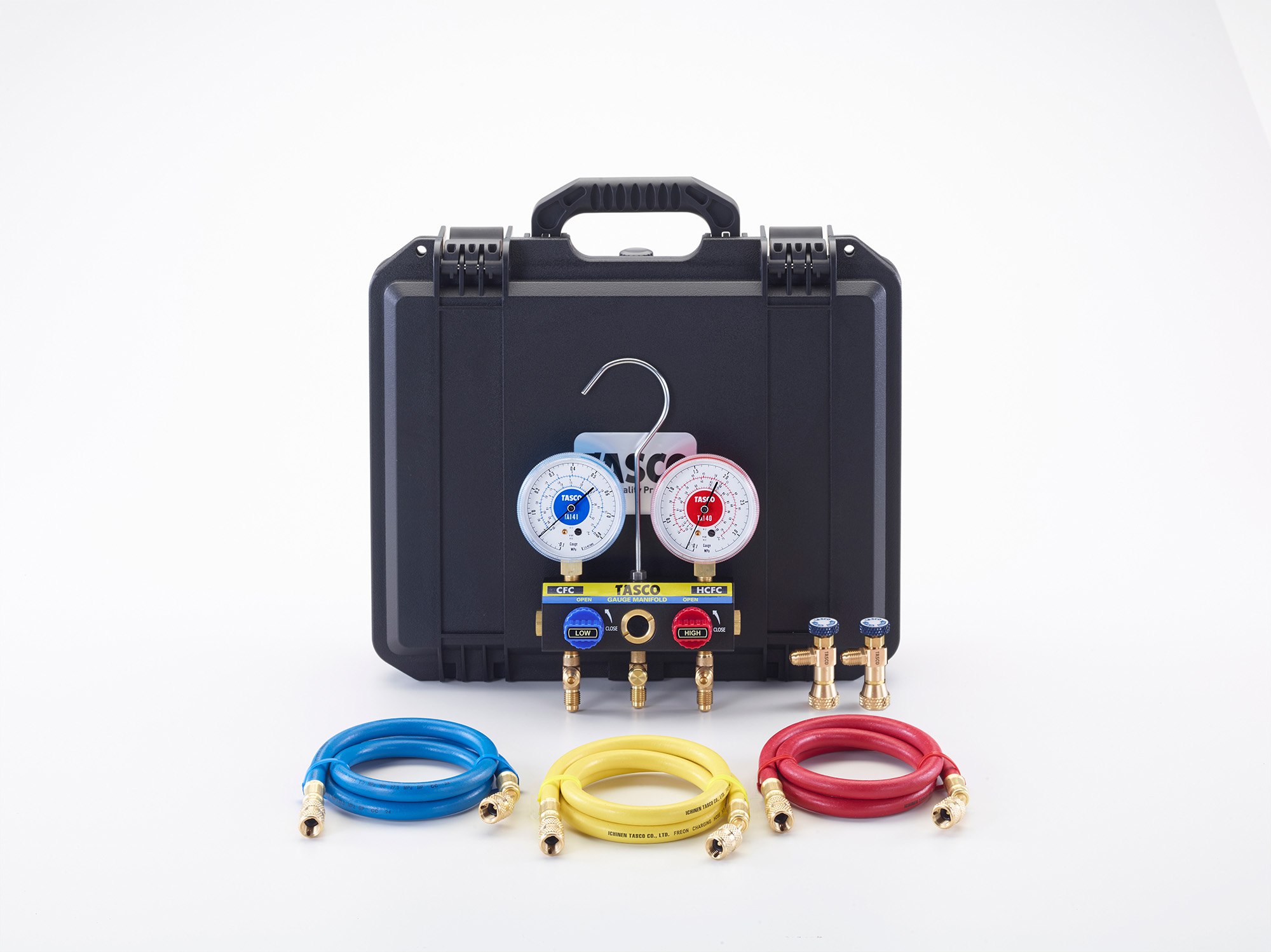 イチネンTASCO TA15DA マニホールドセット(チャージバルブ付) : イチネンTASCO TA15DA マニホールドセット(チャージバルブ付) : 大型家電