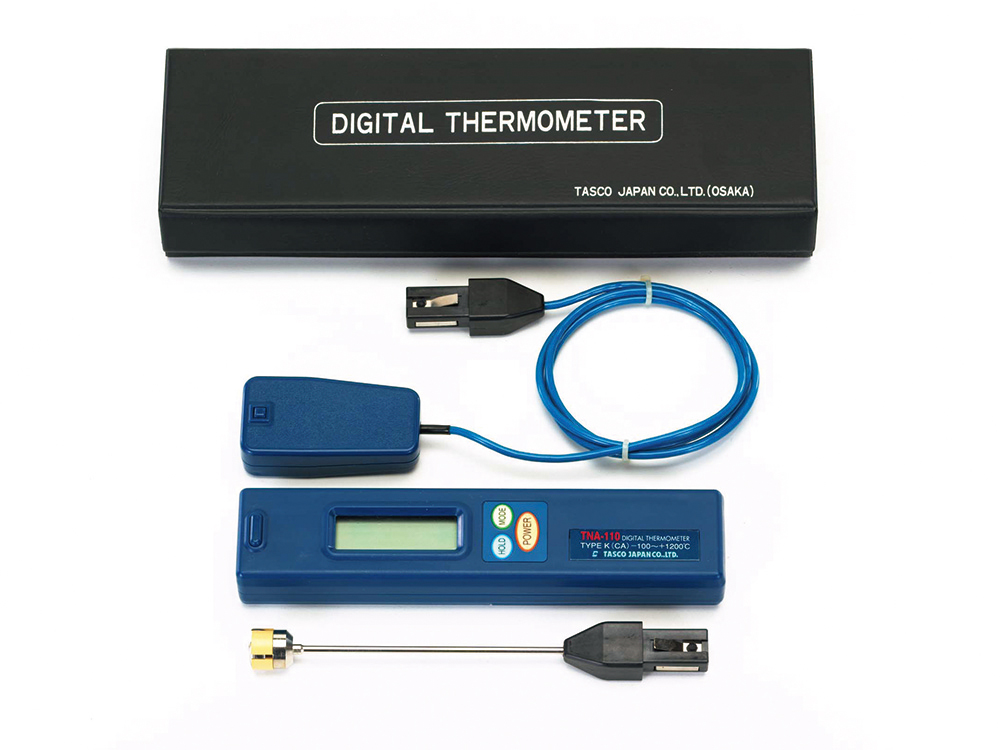 無料発送 イチネンTASCO タスコ デジタル温度計デラックスセット TA410BX STA410BX